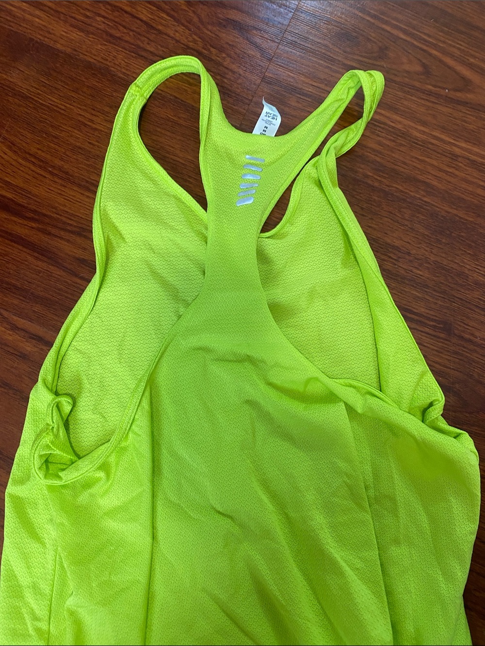 Under Armour Bright Lime Racerback Performance Tank - Picture 3 of 3